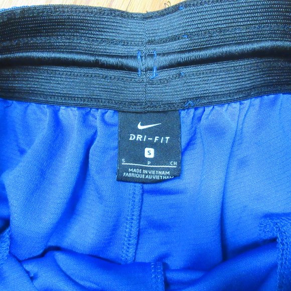 NIKE DRI-FIT POLYESTER ATHLETIC SHORTS ROYAL BLUE - Picture 3 of 4